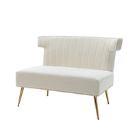 Cadmus Armless Loveseat IVORY