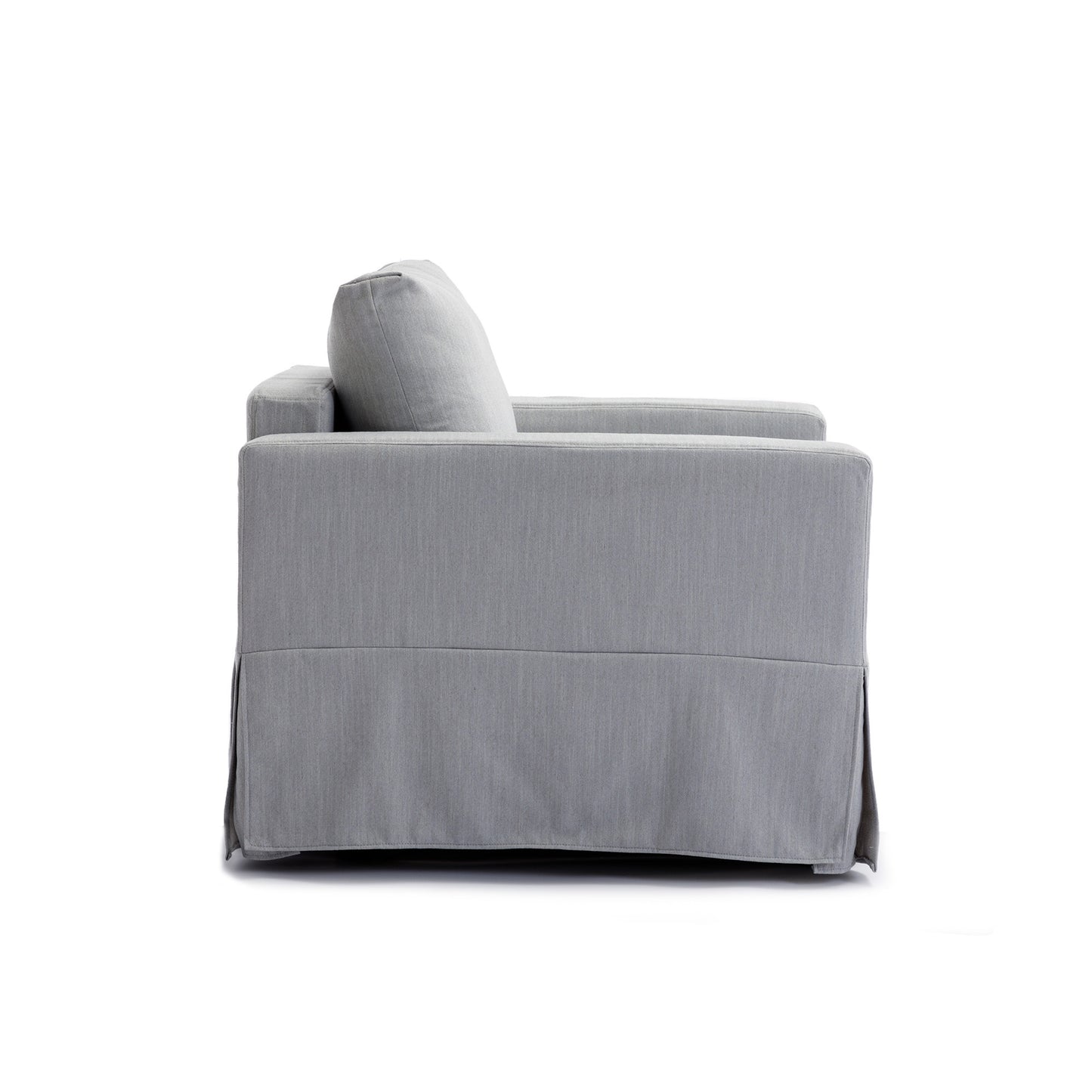 3 Seat Module Sectional Sofa Couch With 2 Ottoman,Seat Cushion and Back Cushion Removable and Washable,Light Grey