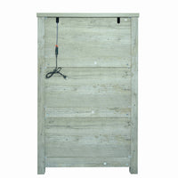 Bedroom wooden dresser, 6 drawers with LED light locker, living room side cabinet, suitable for bedroom, living room, corridor.