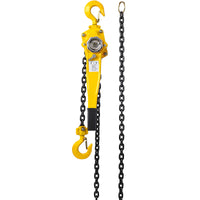 Lever Chain Hoist 1 1/2 Ton 3300LBS Capacity 10 FT Chain Come Along with Heavy Duty Hooks Ratchet Lever Chain Block Hoist Lift Puller