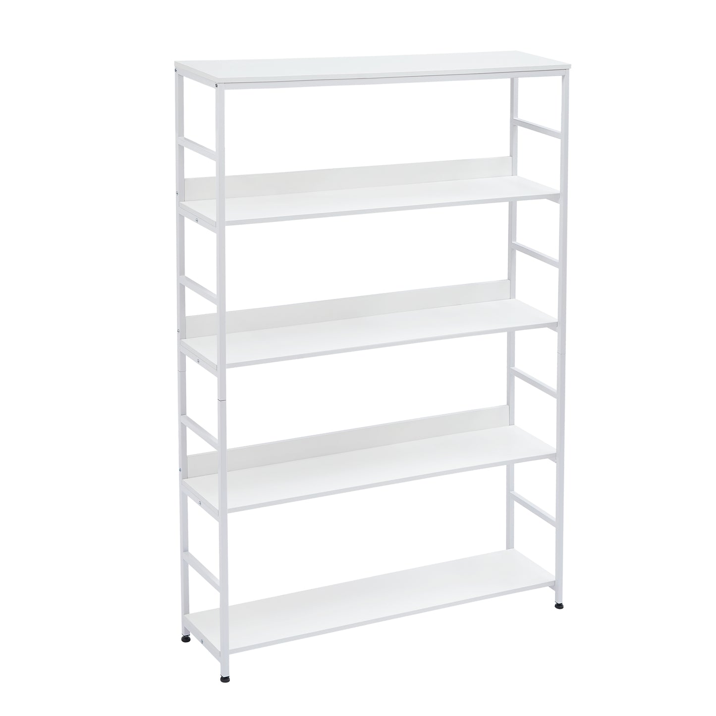 [VIDEO] 5-Tier Home Office Bookcase Open Bookshelf Storage Large 5 Shelf Bookshelf Furniture with Metal Frame, White