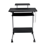 Techni Mobili Compact Computer Cart With Storage, Graphite