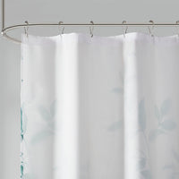 Burnout Printed Shower Curtain