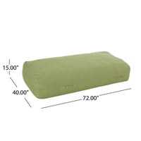 Oceanus Outdoor Water Resistant Fabric Lounger Bean Bag, Green