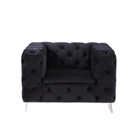 ACME Phifina Chair, Black Velvet 55922