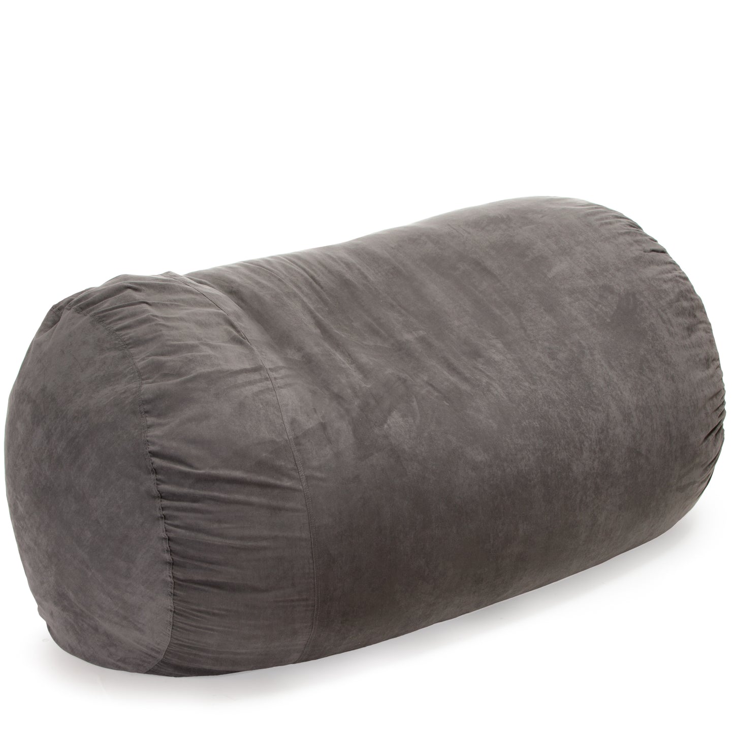 Rosella Modern Microfiber 8 Foot Bean Bag, Charcoal