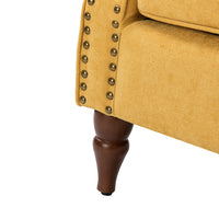 Galatea Armchair-MUSTARD