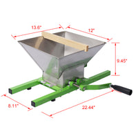 7L Manual Juicer Grinder,Portable Fruit Scratter