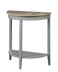 ACME Justino Console Table in Gray Oak & Gray 90161