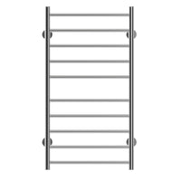 Electric Heated Towel Rack for Bathroom, Wall Mounted Towel Warmer, 10 Stainless Steel Bars Drying Rack