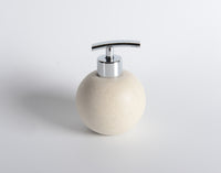 Concrete terrazzo Bath Accessory Set,White Sandstone Color