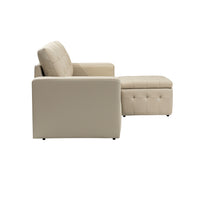 Blanca 87" wide Sofa-BEIGE