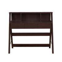 Techni Mobili Writing Desk with Storage, Wenge