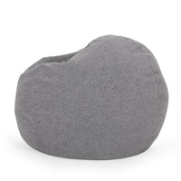 Enger Shearling 3 Foot Bean Bag, Gray