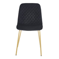 Dining chair  set of 4 PCS（BLACK），Modern style，New technology，Suitable for restaurants, cafes, taverns, offices, living rooms, reception rooms.Simple structure, easy installation.