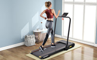 2.5HP Horizontally Foldable Electric Treadmill Motorized Running Machine ,Black