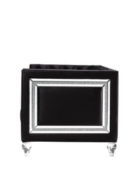 ACME Heibero Chair, Black Velvet 56997