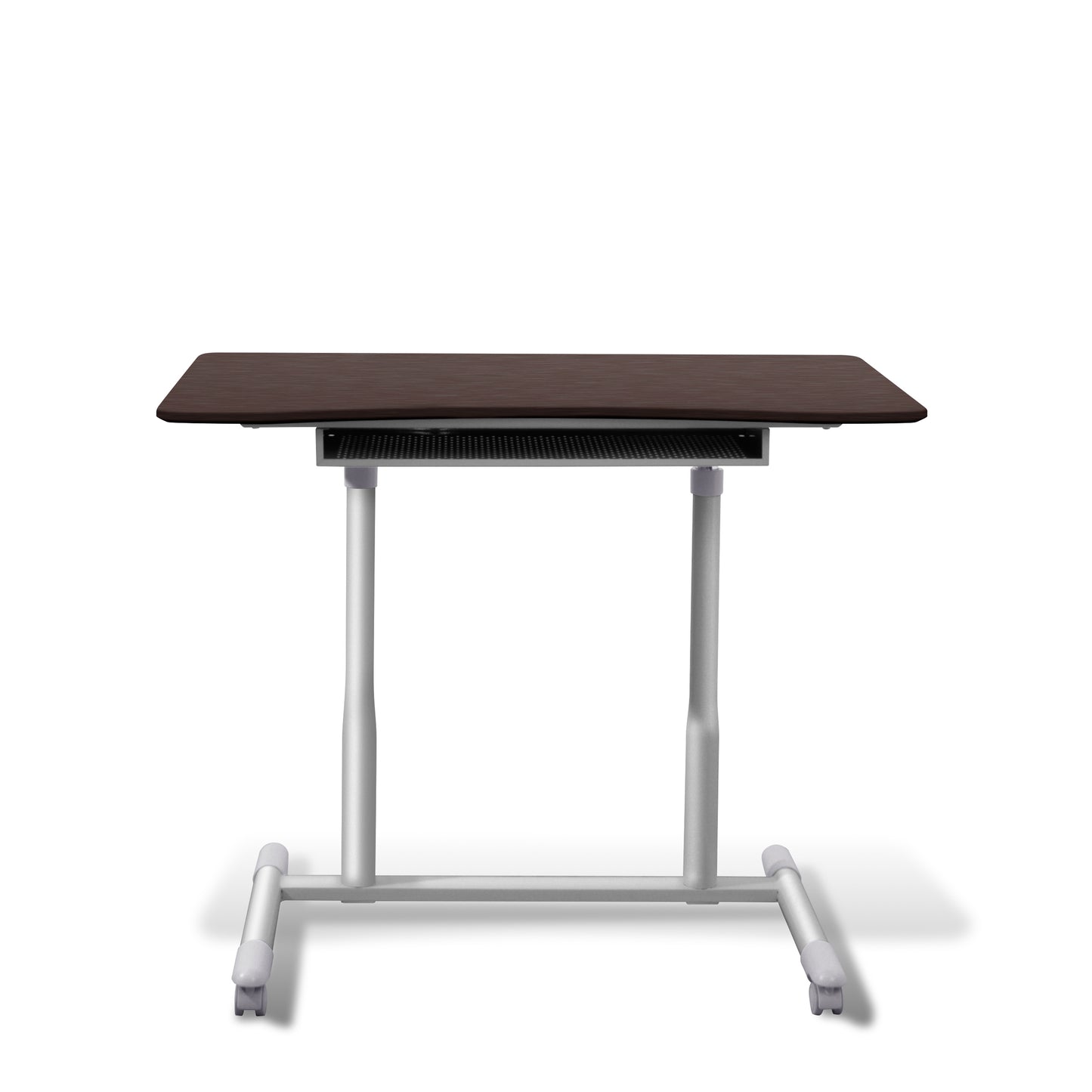 29 - 40 H x 20.5 W x 37.5 D Home/ Office Espresso Adjustable Standing Desk, Ergonomic, Wire Storage Shelf, Easy Mobility