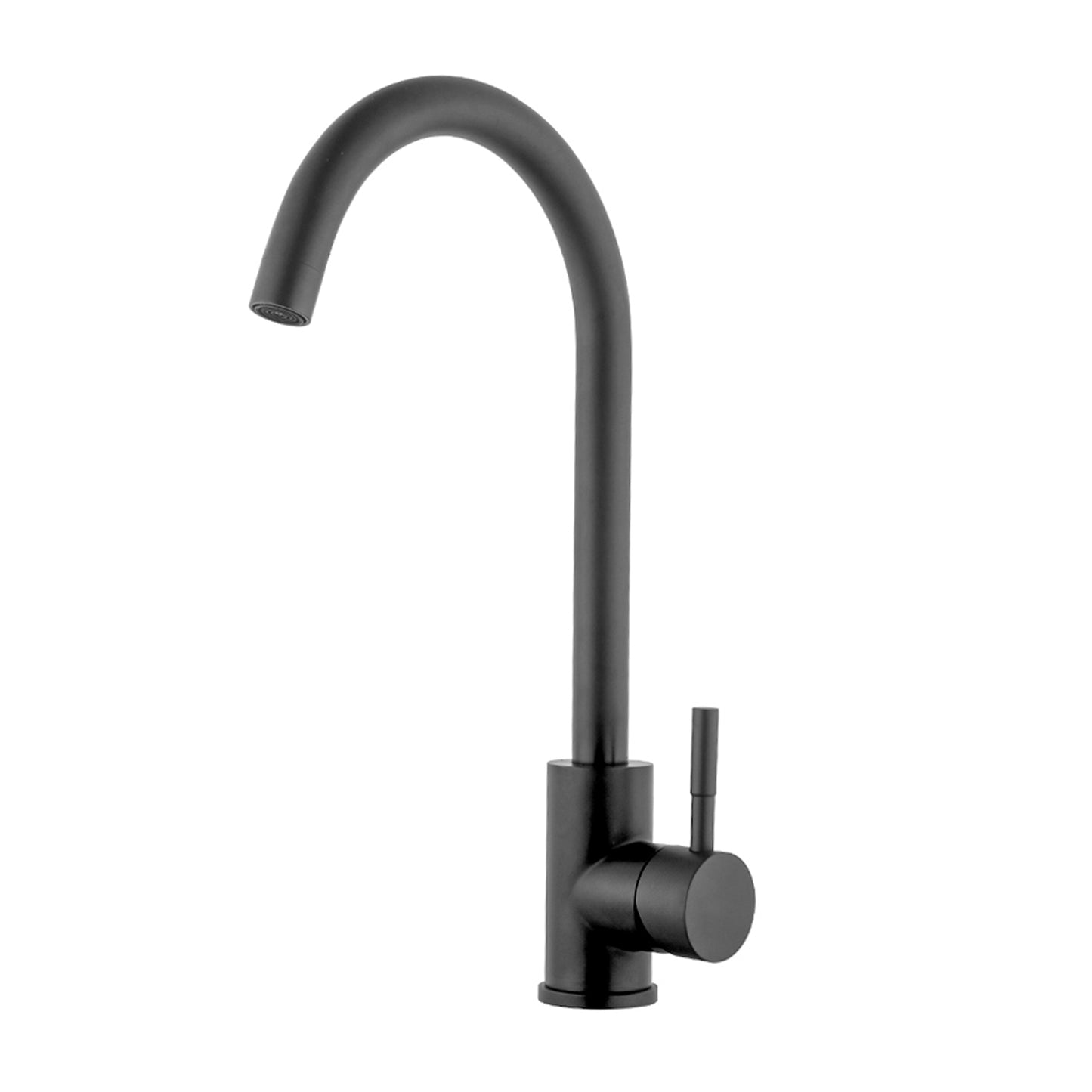 Kitchen Sink Faucet with Single Handles, Black