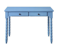 ACME Altmar Writing Desk, Blue Finish 93009