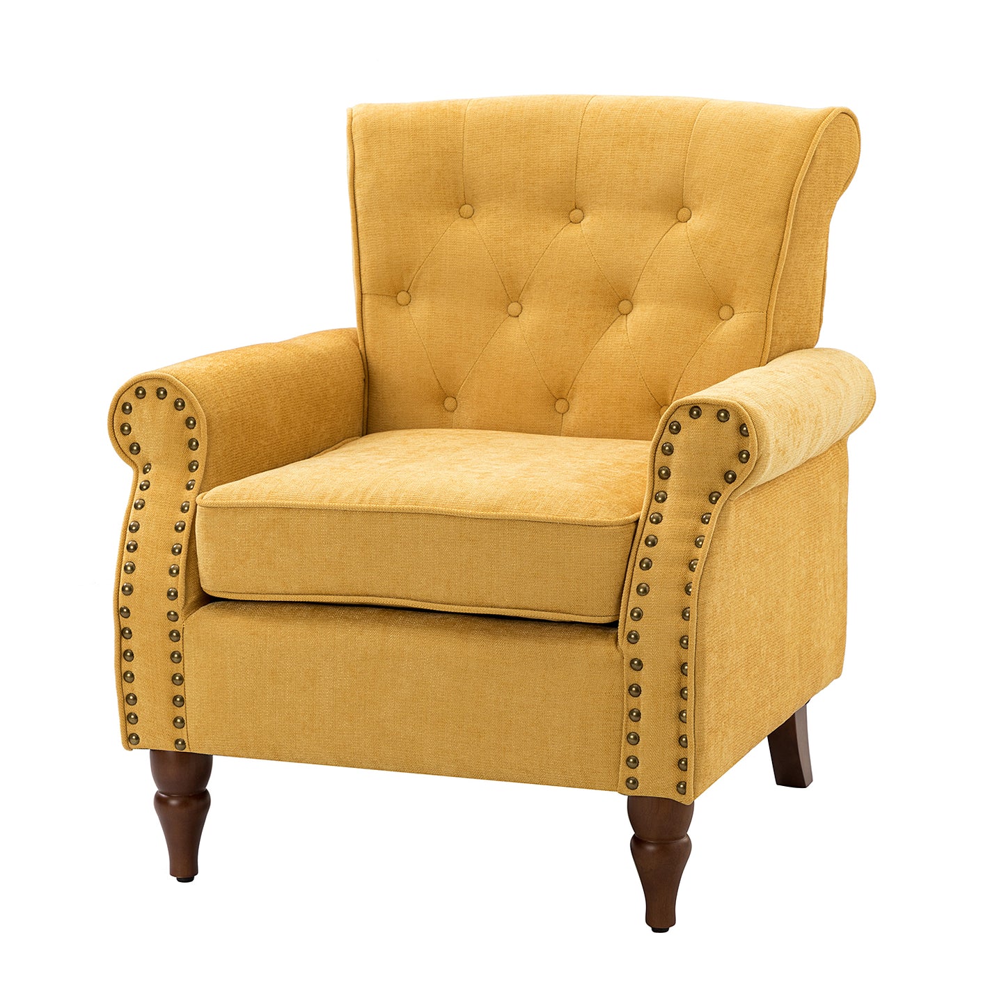 Galatea Armchair-MUSTARD