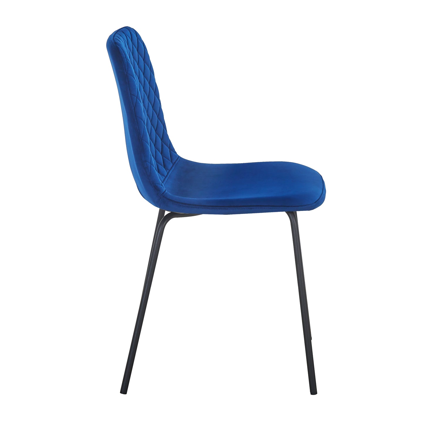 Dining Chair set of 4 PCS（BLUE），Modern style，New technology，Suitable for restaurants, cafes, taverns, offices, living rooms, reception rooms.Simple structure, easy installation.