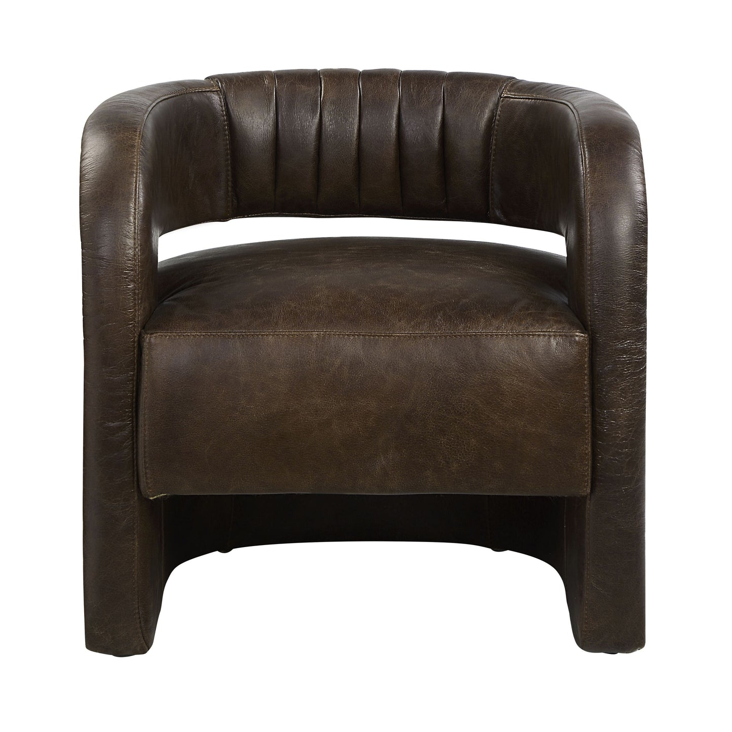 ACME Feyre Accent Chair, Espresso Top grain  Leather AC01989