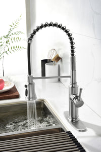 Touch Kitchen Faucet with Pull Down Sprayer Commercial Kitchen Faucet with Dual Function Pull-Down