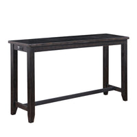 Modern minimalist high bar table, made of noble black and elegant appearance, with USB socket