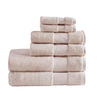 Cotton 6 Piece Bath Towel Set