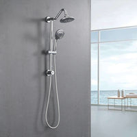 6 Inch Rain Shower Head with Handheld Shower Head Bathroom Rain Shower System