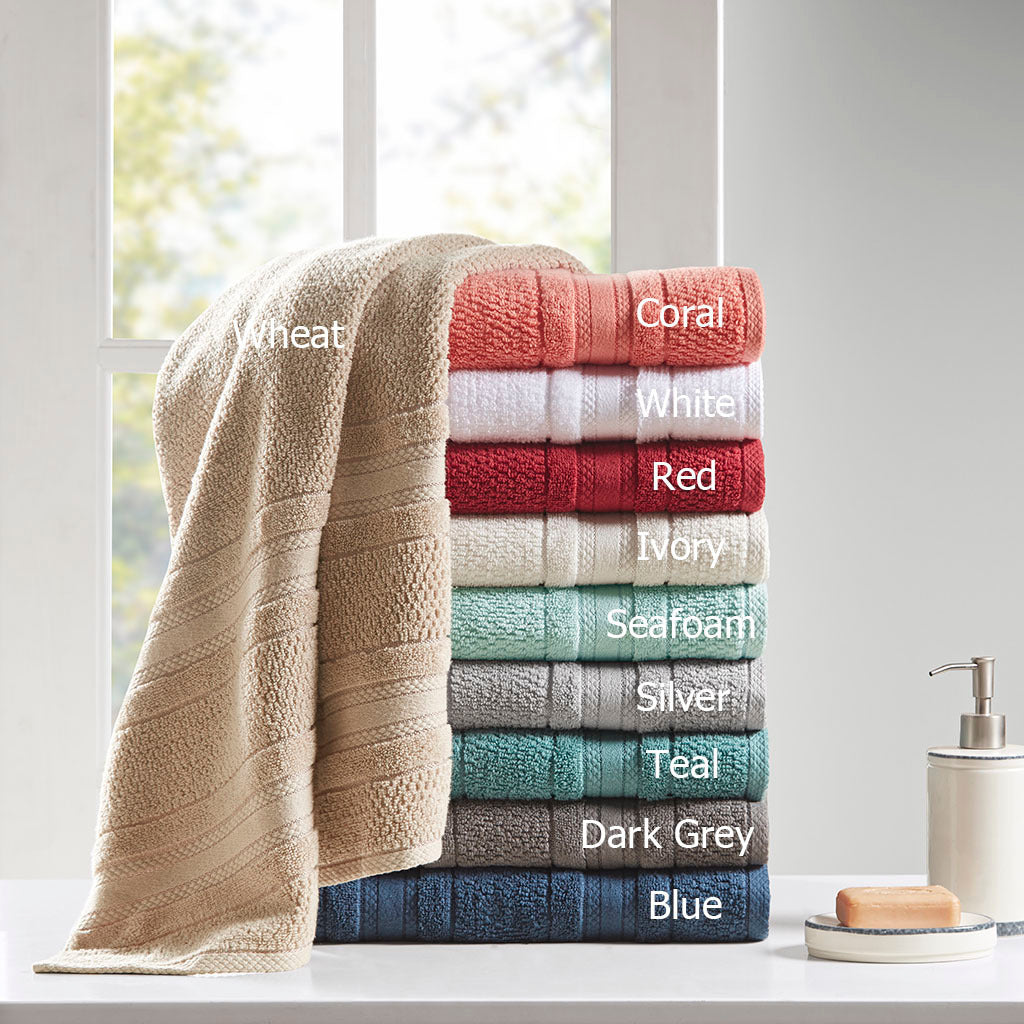 Super Soft Cotton Quick Dry Bath Towel 6 Piece Set