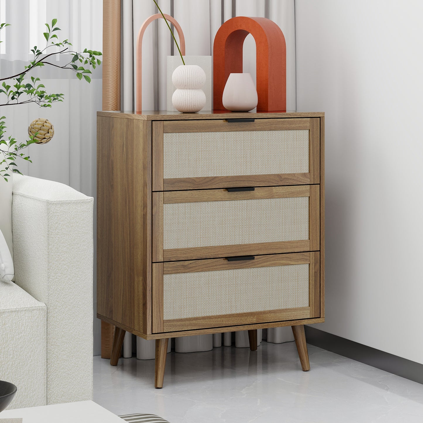 3 Drawer Cabinet, Suitable for bedroom, living room, study