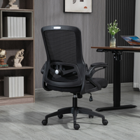 Ergonomic Office Chair Adjustable Height Computer Chair Breathable Mesh Home Office Desk Chairs with Wheels Comfy Executive Rolling Swivel Task Chair with Adjustablelip up Arms & Lumbar Support