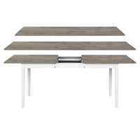 63-78.8 INCH Extendable Dining Table - GREY