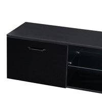 TV Stand  TV cabinet with color-changing LED light for living room