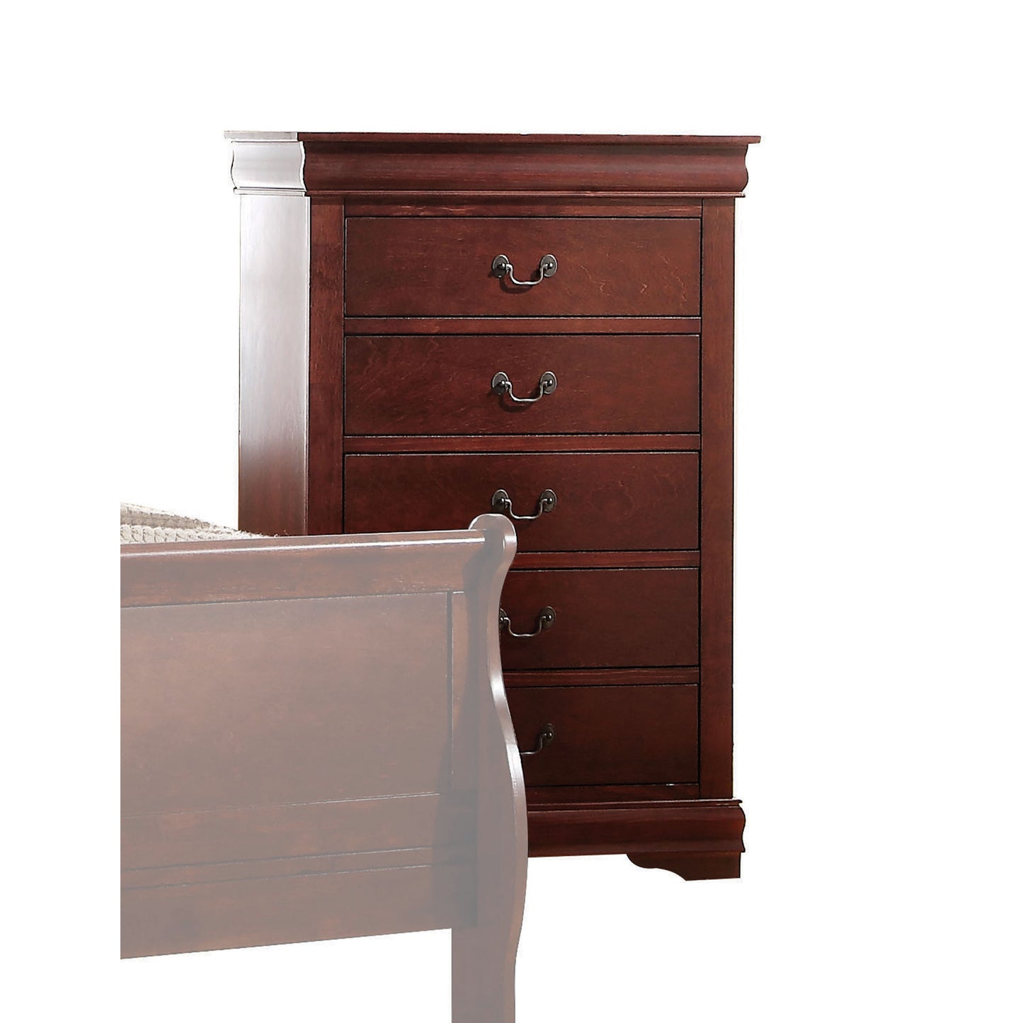 ACME Louis Philippe Chest in Cherry 23756