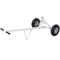 Trailer Dolly with Pneumatic Tires - 600 Lb. Maximum Capacity，gray color