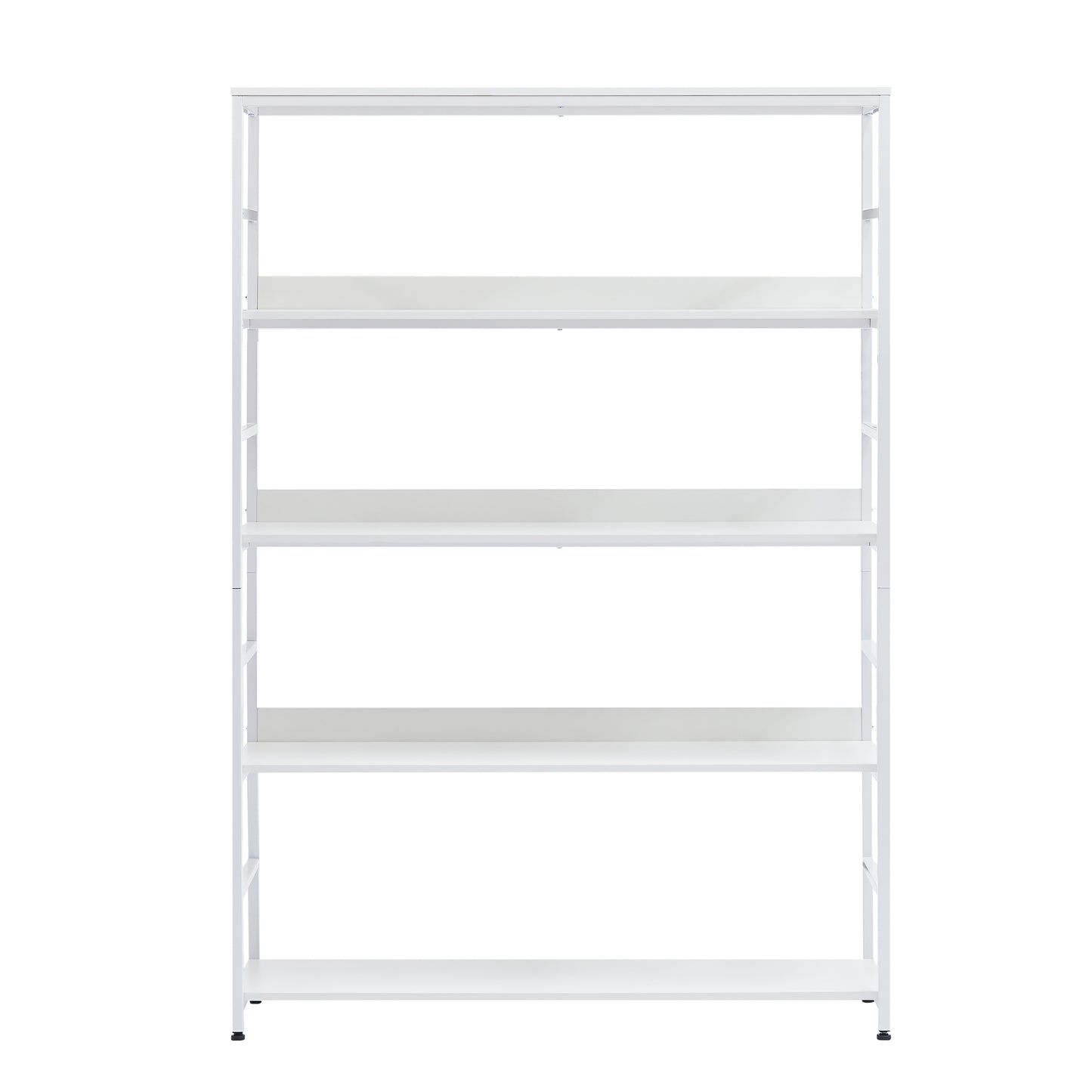 [VIDEO] 5-Tier Home Office Bookcase Open Bookshelf Storage Large 5 Shelf Bookshelf Furniture with Metal Frame, White