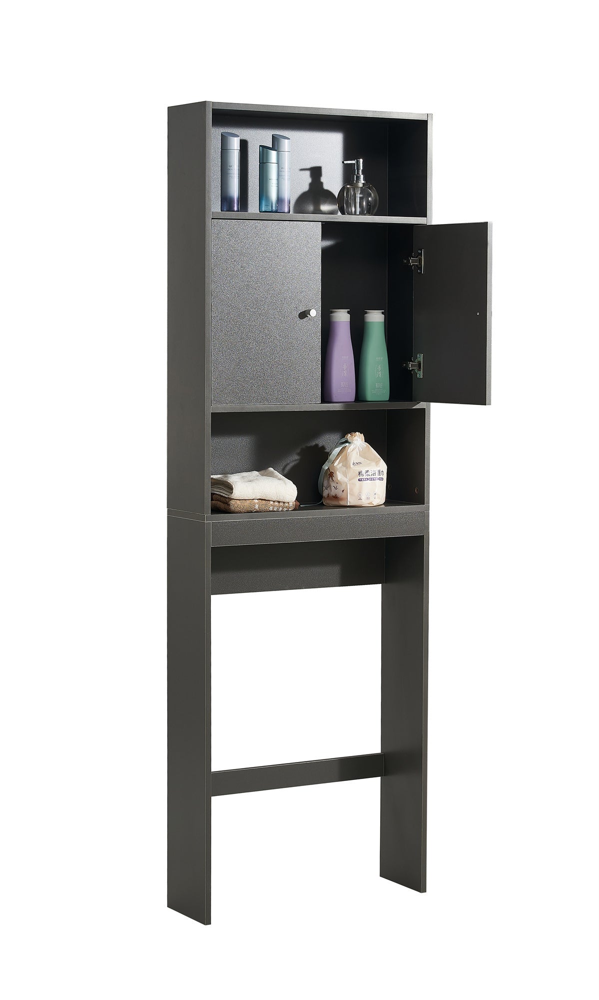 Home Bathroom Shelf Over-The-Toilet, Bathroom SpaceSaver, Bathroom, Tollilet storage cabinet