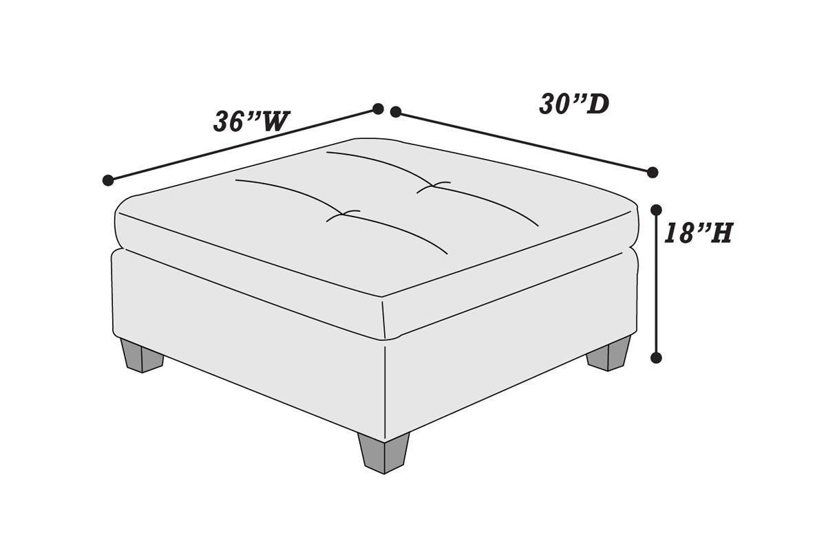 Contemporary Genuine Leather Dark Coffee Tufted 8pc Sectional Set 3x Corner Wedge 3x Armless Chair 2x Ottomans Living Room Furniture Sofa Couch