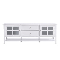 TV Stand for TVs up to 60'', Entertainment Center with Multifunctional Storage Space, TV Cabinet with Modern Design, Media Console for Living Room, Bedroom