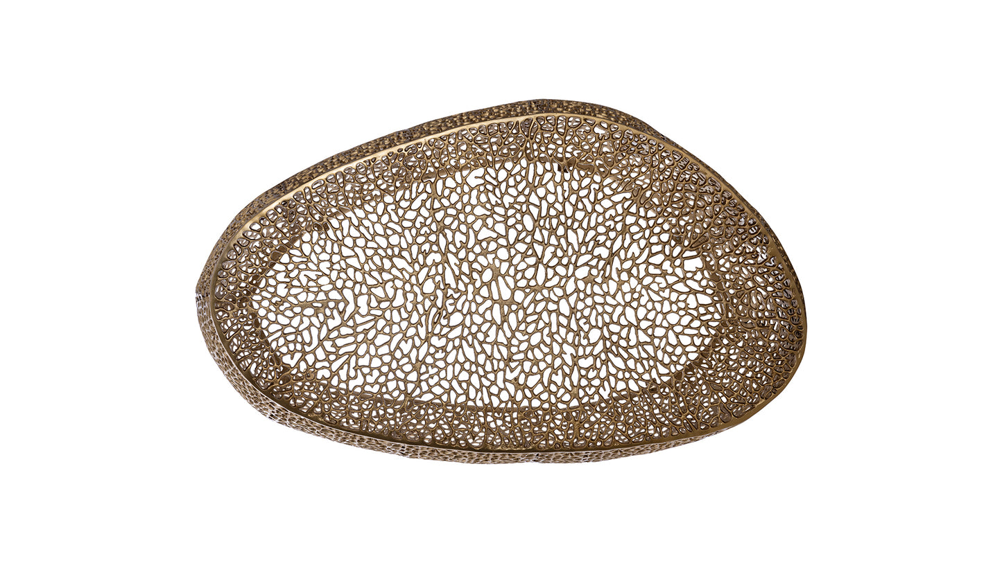 T3601-50 Oval Coffee Table Gold