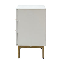 Terus Tall 3-Drawer Bachelor Chest White