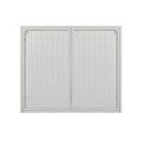 27.56"Glass Doors Modern Two-door Wall Cabinet with Featuring Three-tier Storage for Entryway Living Room Bathroom Dining Room,Wall Cabinet with Characteristic Woven Pattern,White