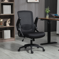 Ergonomic Office Chair Adjustable Height Computer Chair Breathable Mesh Home Office Desk Chairs with Wheels Comfy Executive Rolling Swivel Task Chair with Adjustablelip up Arms & Lumbar Support