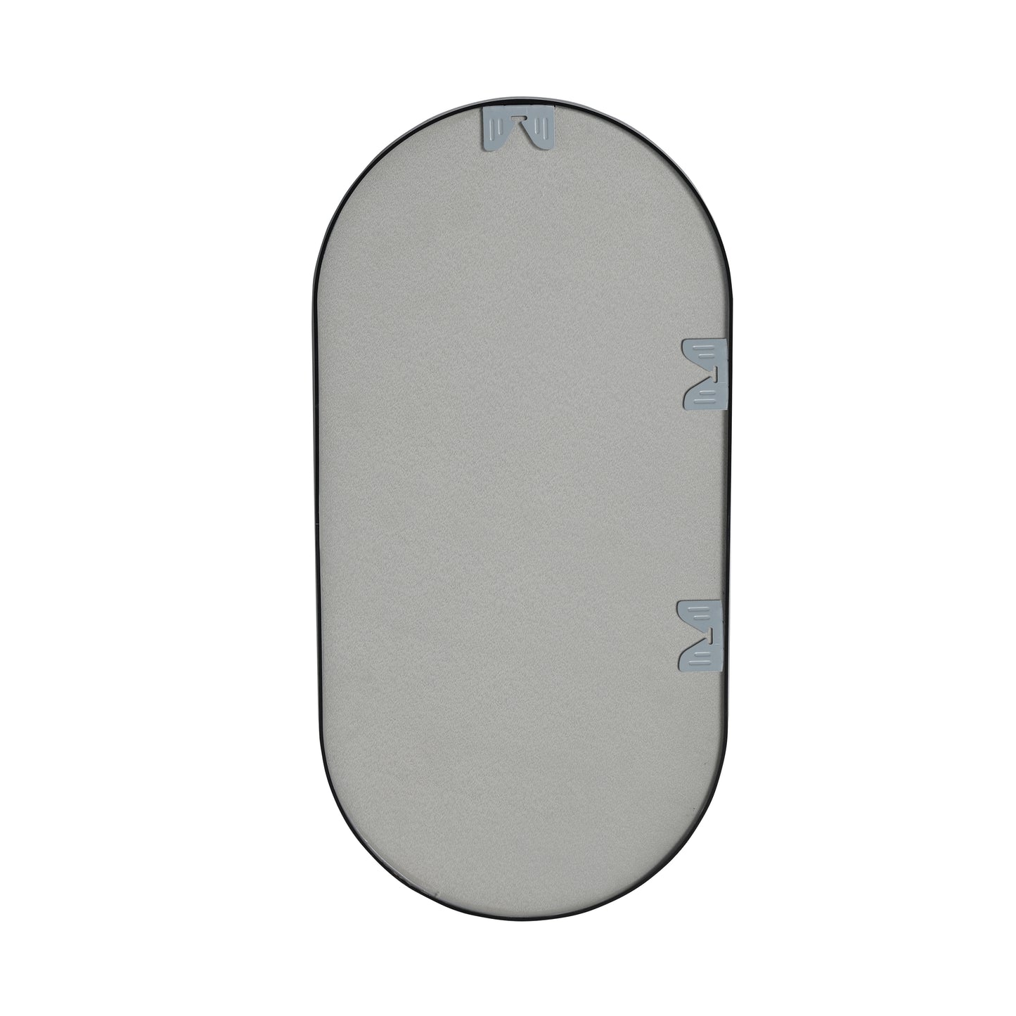 18 x 35 Inch Bathroom Mirror Black Aluminum Frame