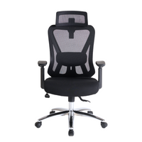 Ergonomic Office Desk Chair,Mesh High Back Computer Chair with Adjustable 3D Headrest & Lumbar Support & Flip-Up Arms Executive/Home/Study/Work Office Desk Chairs with Wheels