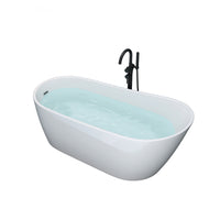 Acrylic Alcove Freestanding Soaking Bathtub-60‘’