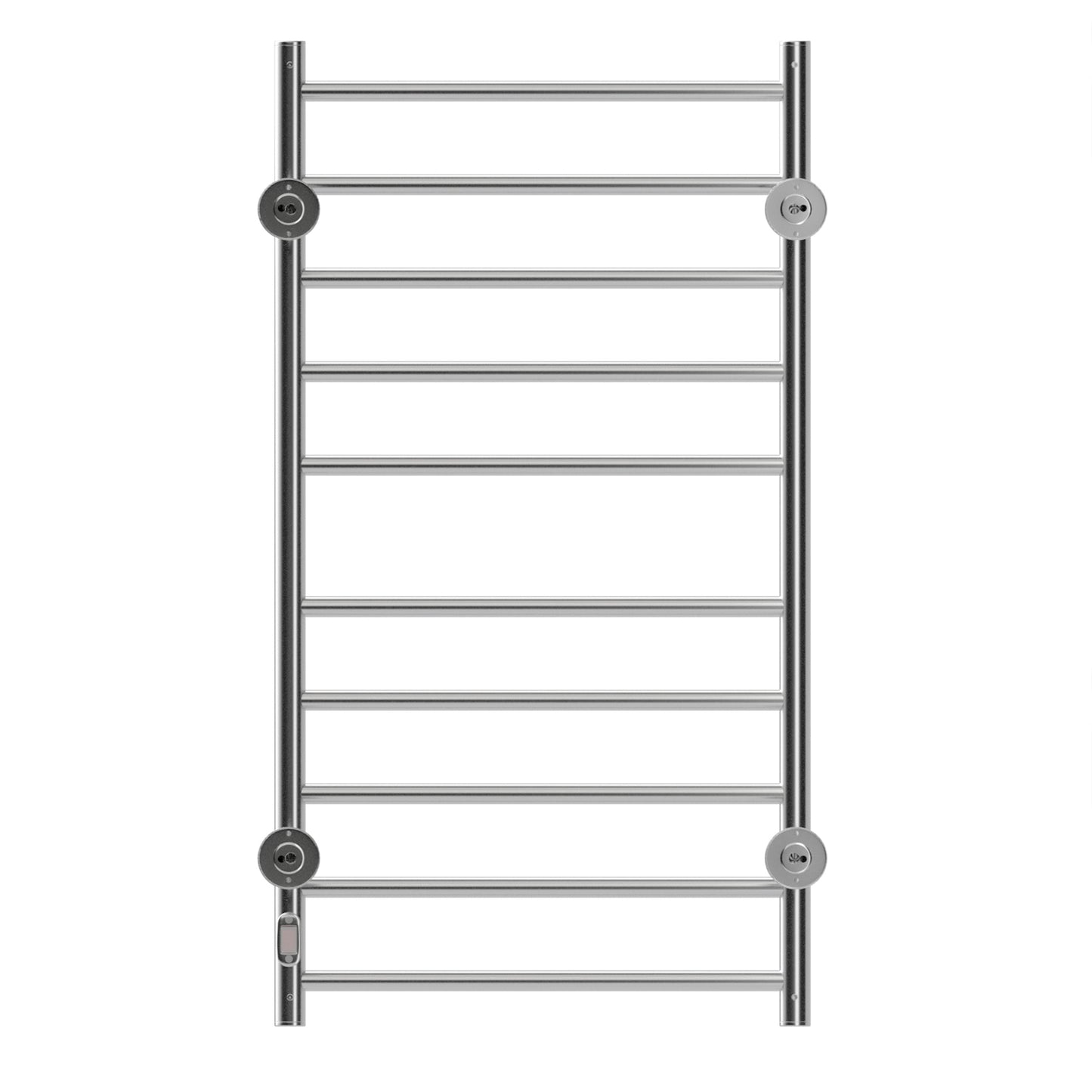 Electric Heated Towel Rack for Bathroom, Wall Mounted Towel Warmer, 10 Stainless Steel Bars Drying Rack